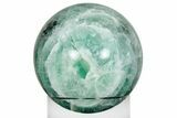Polished Green Fluorite Sphere - Mexico #227222-1